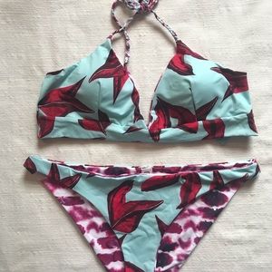 Cupshe Floral Bikini Set